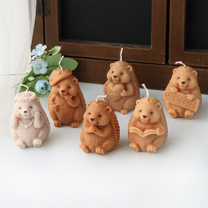 Hedgehog Resin Mold Manufacturer - OEM Animal Plaster Candle Mushroom Mold
