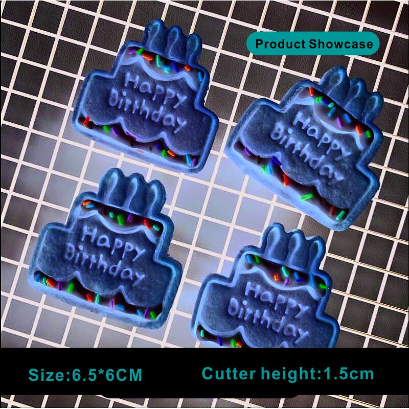 Birthday Cake Cutter Factory - OEM Bear Flower Fondant 3D Press Baking Tool