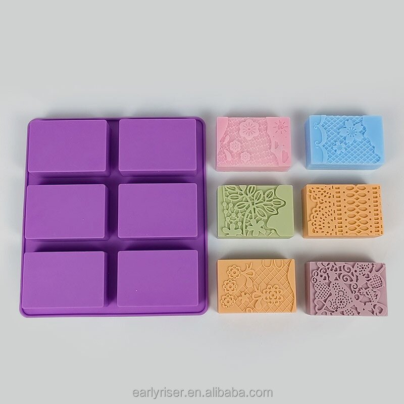 Silicone Mold Factory - OEM 6-Cavity Multi-Design Food Grade Baking Mold