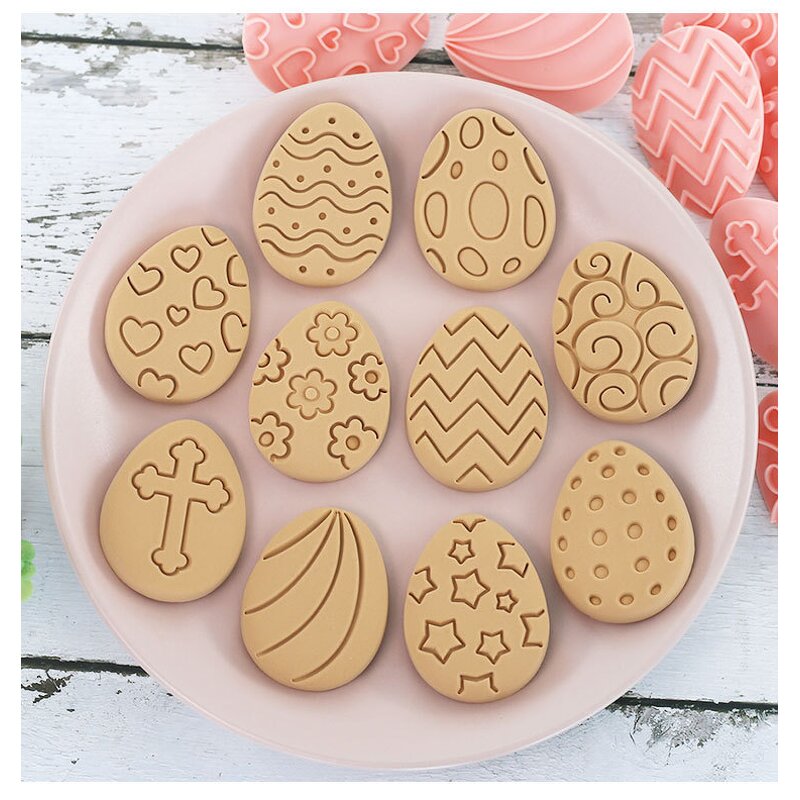 Easter Cookie Cutter Manufacturer - OEM Cartoon Plastic Mold Baking DIY Set
