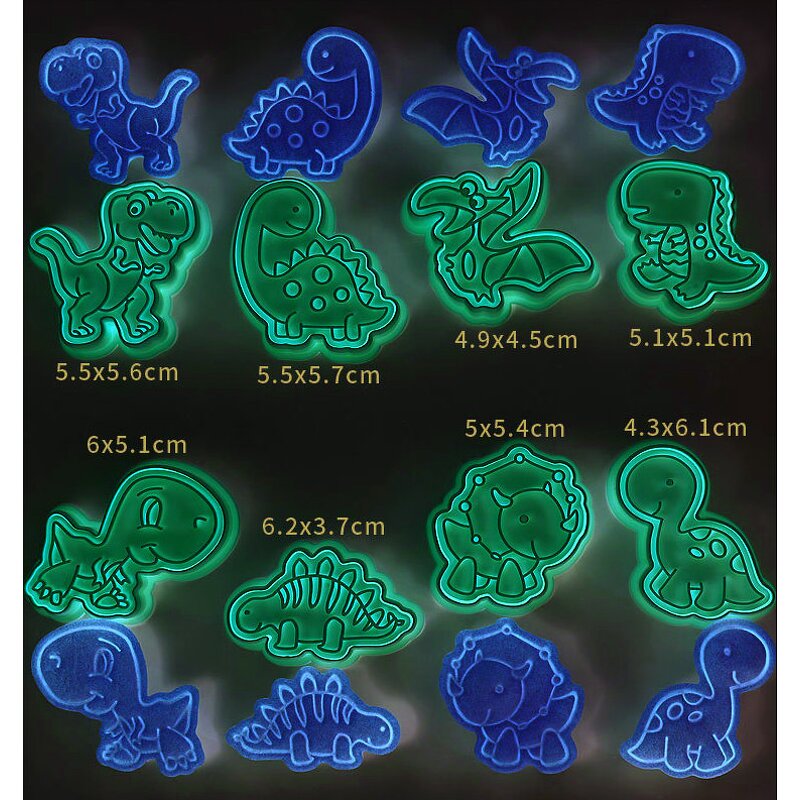 Dinosaur Cookie Cutter Factory - OEM 3D Plastic Mold Fun Baking DIY Kit
