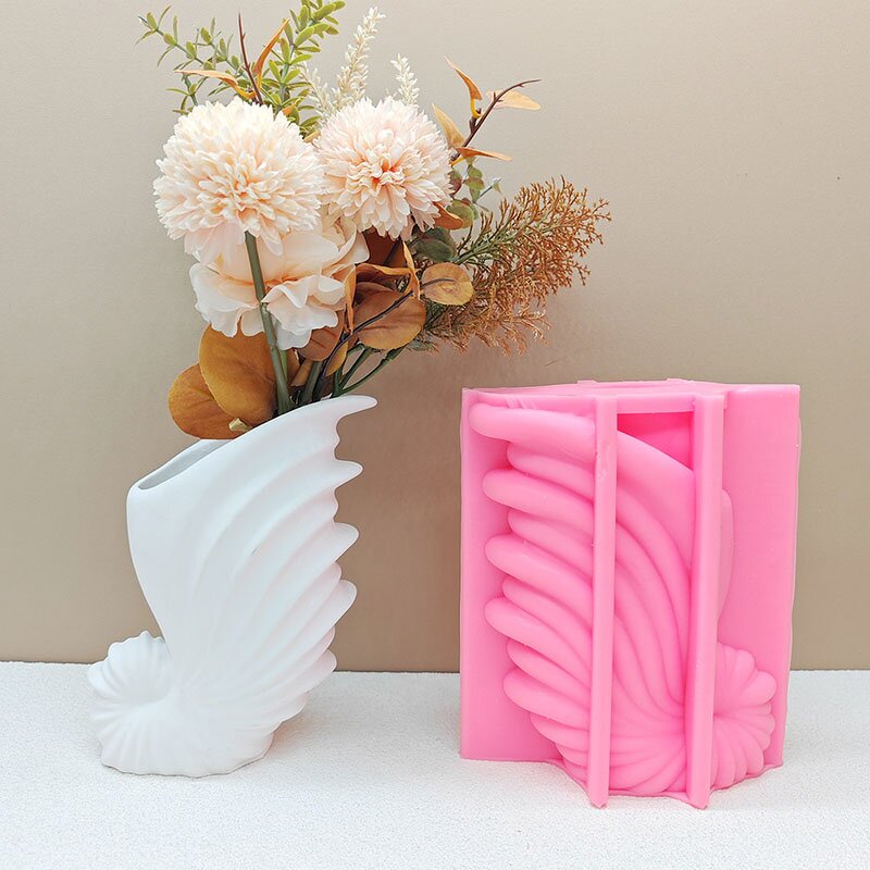 Nautilus Vase Mold Manufacturer - Custom Nordic Style Gypsum Flower Vase Mold