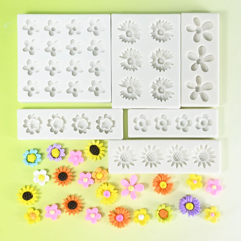 Sunflower Mold Manufacturer - Custom Daisy Fondant Chocolate Cake Decor Mold