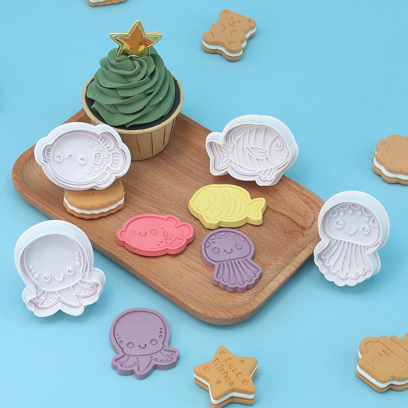 Ocean Animal Cookie Cutter Factory - OEM DIY Baking Mold for Cake Fondant