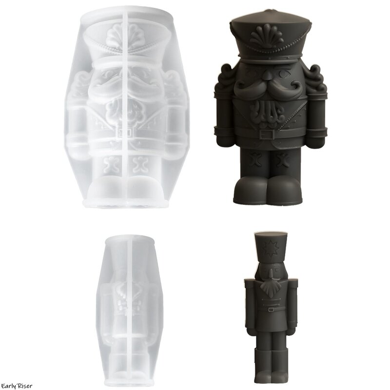 Soldier Doll Mold Manufacturer - Custom King Figurine Resin Candle Craft Mold