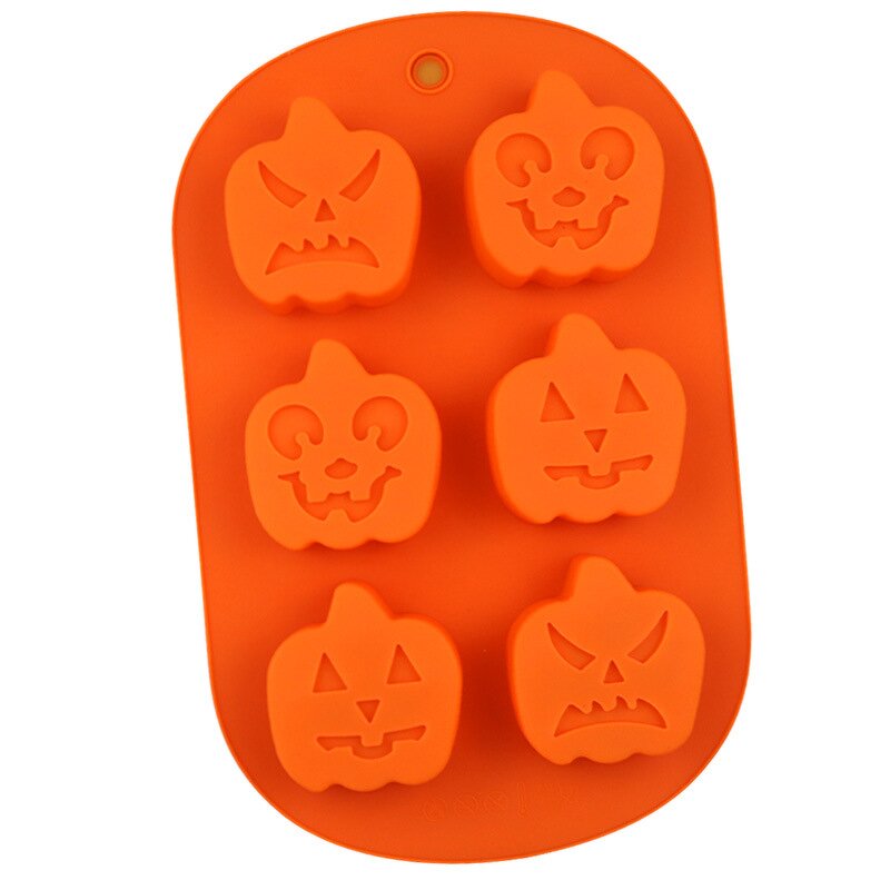 Pumpkin Chocolate Mold Manufacturer - Custom 6 Cavity Halloween Candy Mold