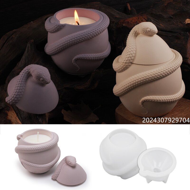 Snake Egg Mold Factory - OEM 3D Animal Storage Box with Lid Easter Jar