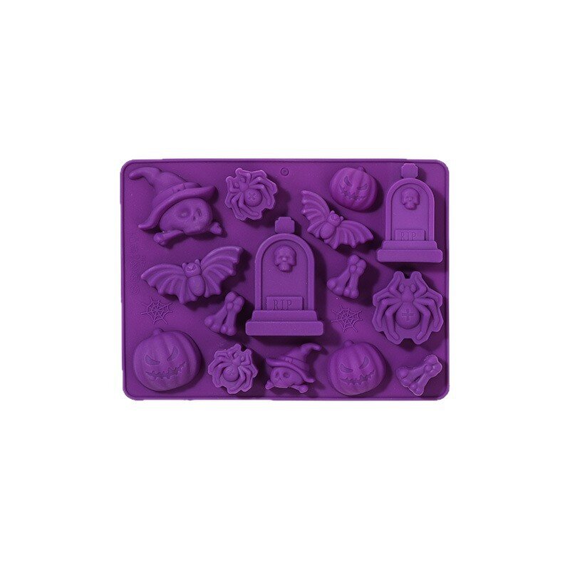 Halloween Chocolate Mold Factory - OEM 3D Pumpkin Bat Ghost Candy Gummy Mold