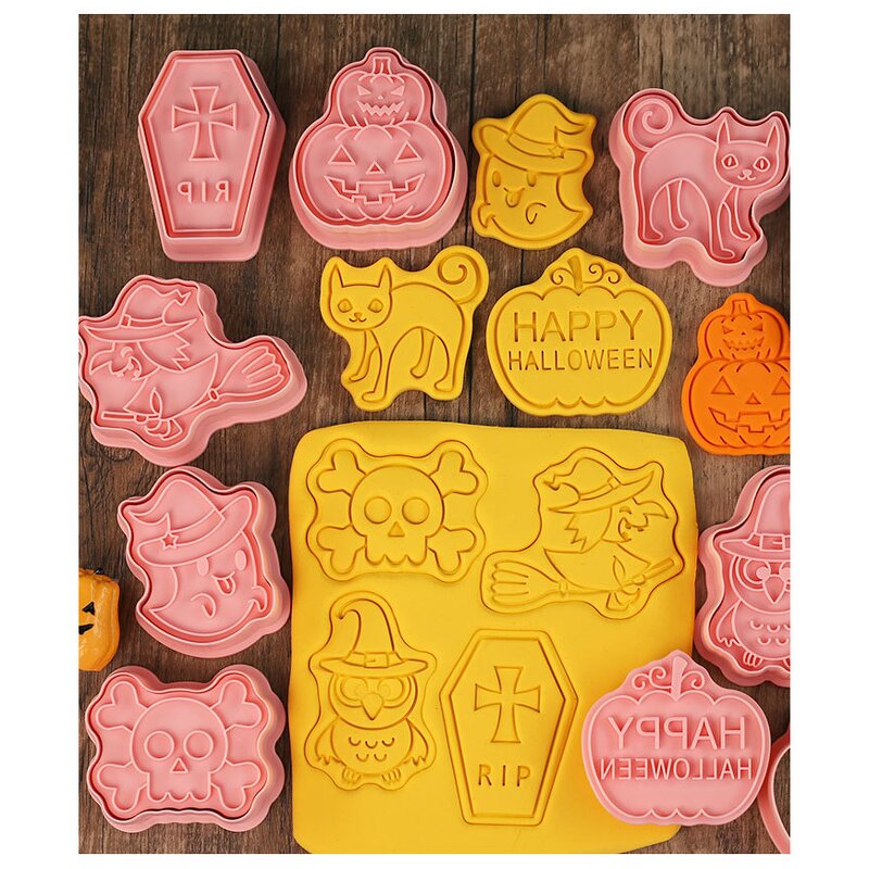 Halloween Cookie Cutter Manufacturer - OEM 3D Fondant Biscuit Baking DIY Set