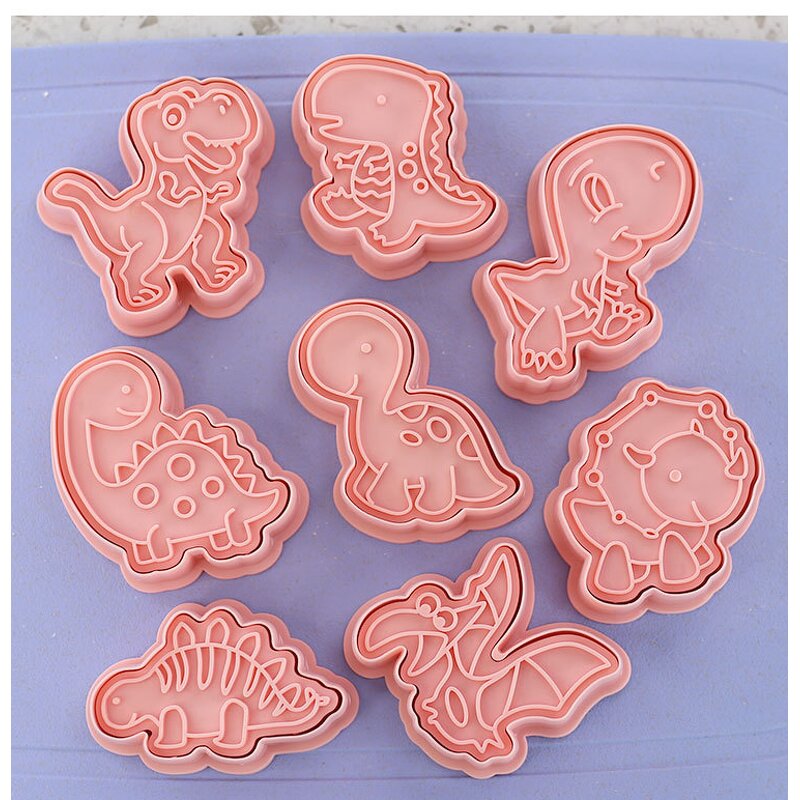 Dinosaur Cookie Cutter Factory - OEM 3D Plastic Mold Fun Baking DIY Kit