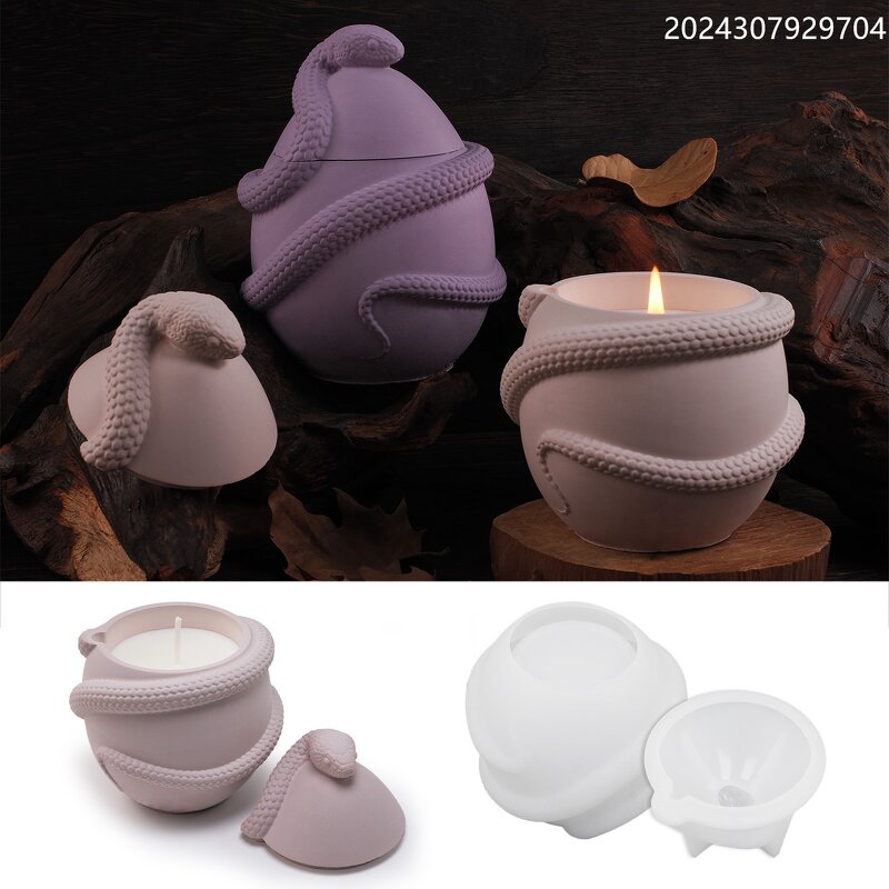 Snake Egg Mold Factory - OEM 3D Animal Storage Box with Lid Easter Jar
