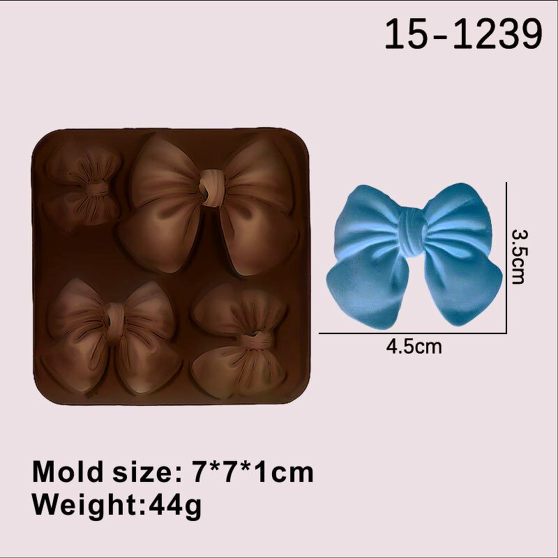 Bow Silicone Mold Manufacturer - Custom Multi-Size Fondant Cake Decor Mold