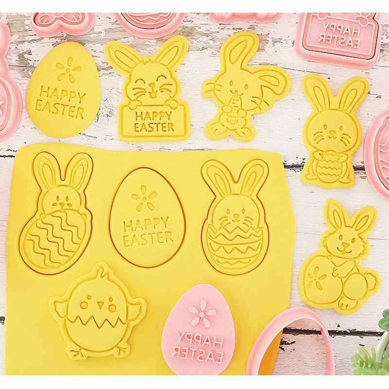 Easter Egg Cutter Manufacturer - OEM 3D Cartoon Bunny Press Biscuit Mold