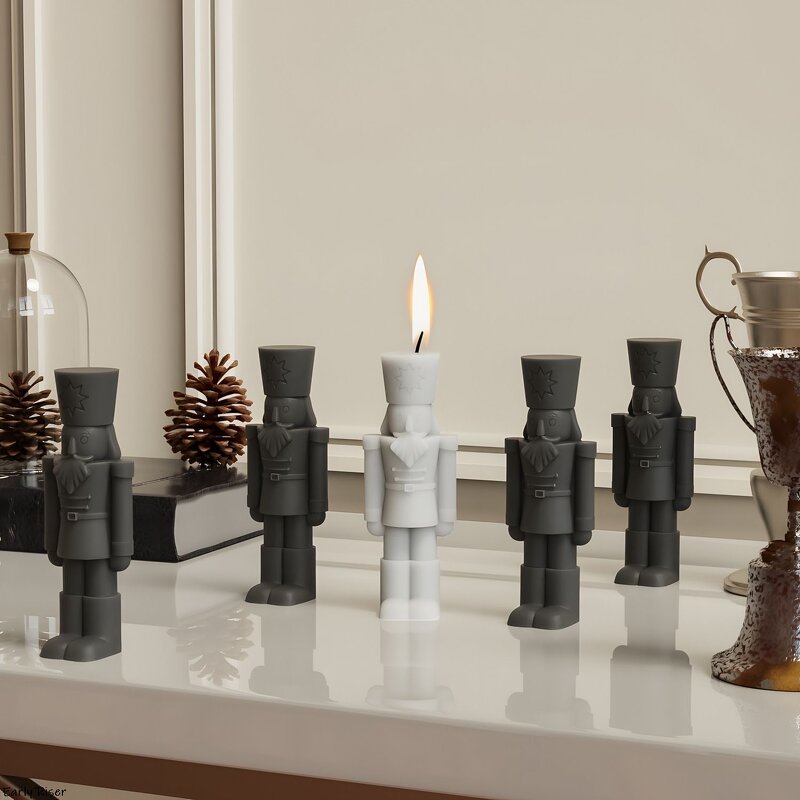 Soldier Doll Mold Manufacturer - Custom King Figurine Resin Candle Craft Mold