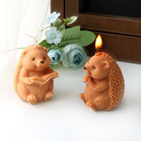 Hedgehog Resin Mold Manufacturer - OEM Animal Plaster Candle Mushroom Mold