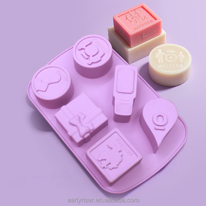 Silicone Mold Factory - OEM 6-Cavity Mold for Soap Chocolate Cake Making