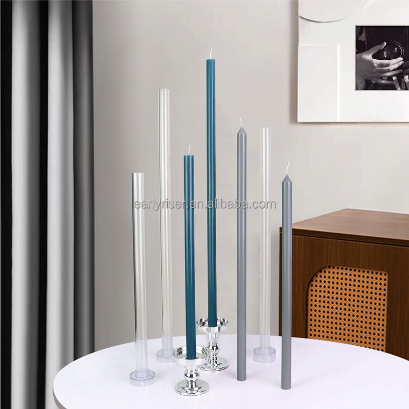 Large Candle Mold Factory - OEM 100cm Acrylic Pointed Flat Top DIY Mold