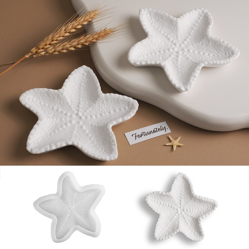 Starfish Mold Factory - OEM Gypsum Marine Irregular Dish Silicone Craft Mold