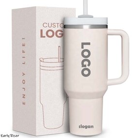 Car Cup Manufacturer - OEM 40oz Handle Straw 304 Stainless Steel Insulated