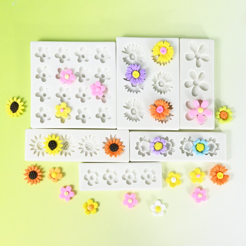 Sunflower Mold Manufacturer - Custom Daisy Fondant Chocolate Cake Decor Mold