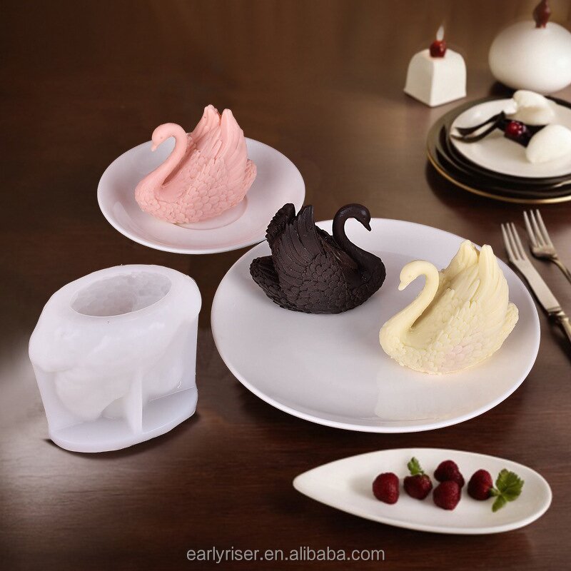 Swan Cake Mold Manufacturer - OEM 3D Fondant Chocolate Sugar Craft Baking Mold