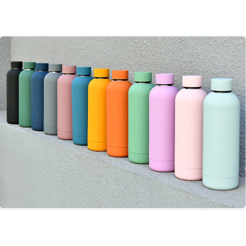 Matte Water Bottle Manufacturer - OEM 500ml Double Walled Stainless Steel
