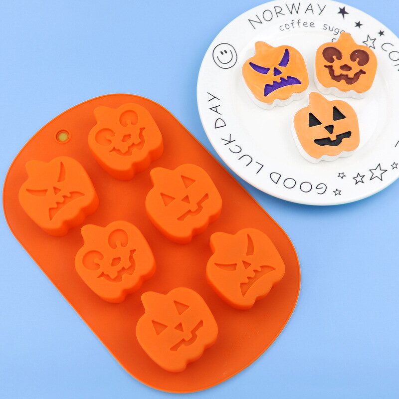 Pumpkin Chocolate Mold Manufacturer - Custom 6 Cavity Halloween Candy Mold