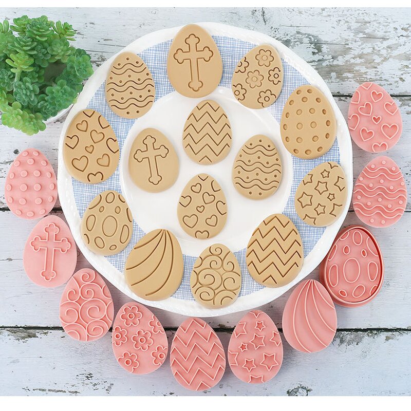 Easter Cookie Cutter Manufacturer - OEM Cartoon Plastic Mold Baking DIY Set