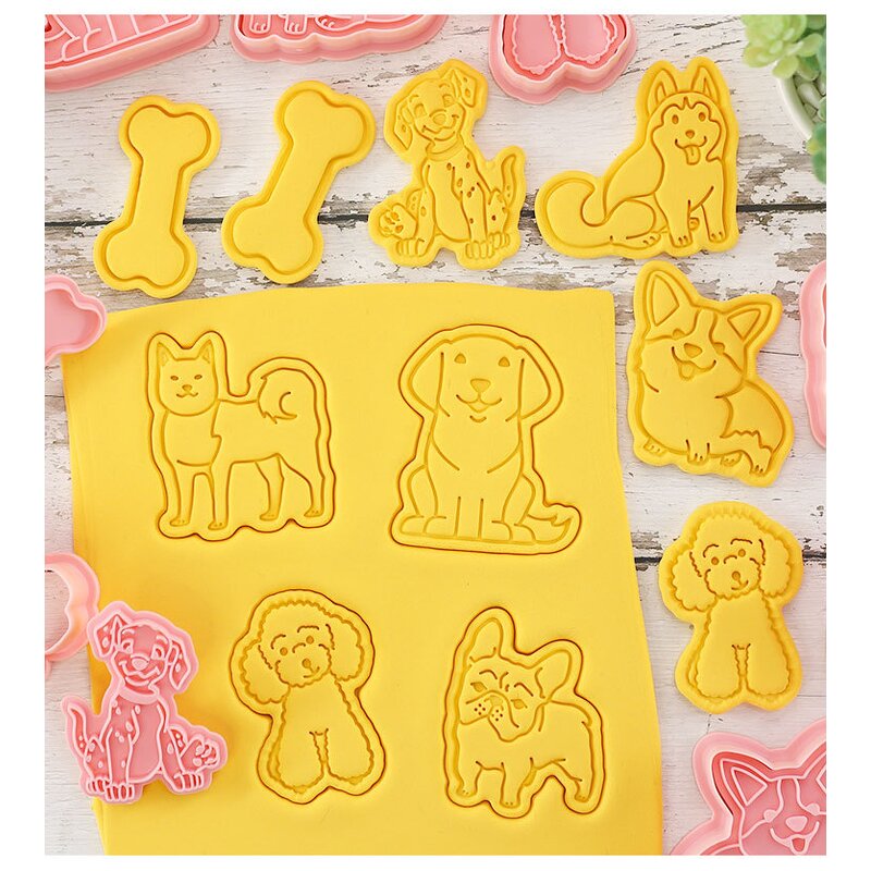 Dog Cookie Cutter Manufacturer - OEM Cartoon Plastic Mold Fondant Baking Tool