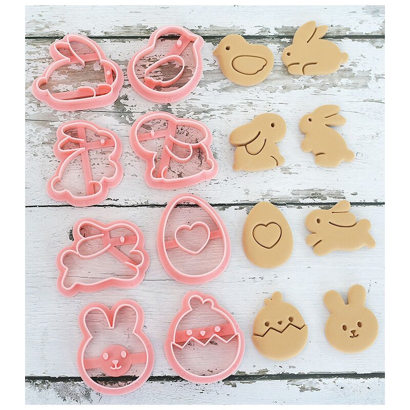 Easter Cookie Cutter Manufacturer - OEM Plastic Mold Baking DIY Kitchen Set