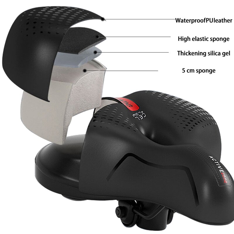 Bike Saddle Manufacturer - Waterproof High Elastic Hollow Seat