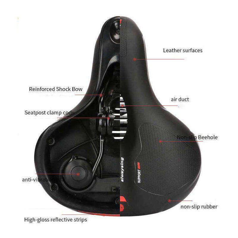 Bike Saddle Factory - Customized Waterproof Pu High Elastic