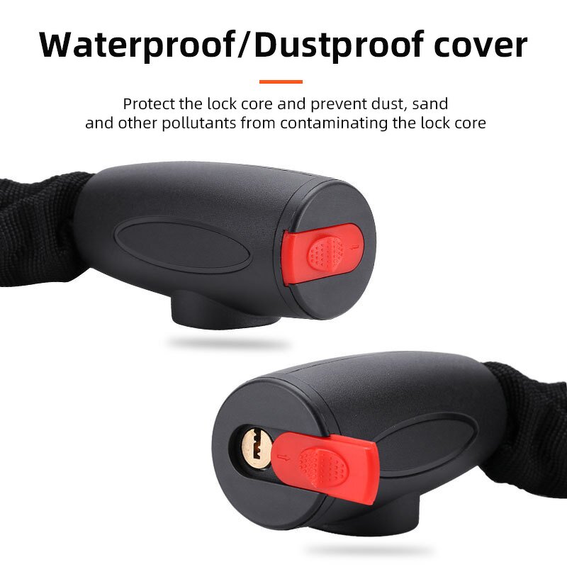 Bike Lock Supplier - Security Cable Chain Anti-Theft Key