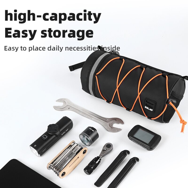 Handlebar Bag Supplier - Portable Waterproof Elastic MTB