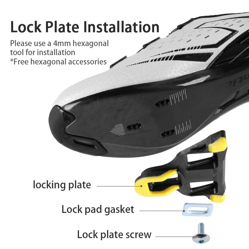 Road Bike Pedal Manufacturer - Carbon SPD Self-Locking Set