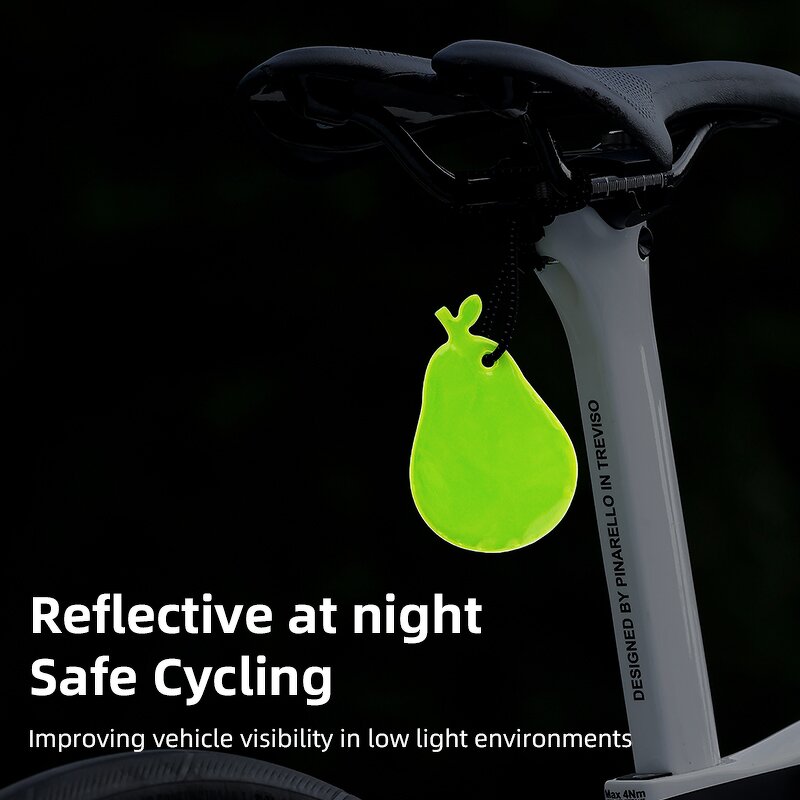 Bicycle Reflective Patches Supplier - Cartoon Fruit Safety Warning