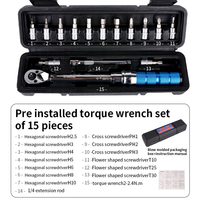 Bicycle Torque Wrench Supplier - High-precision Preset Adjustable
