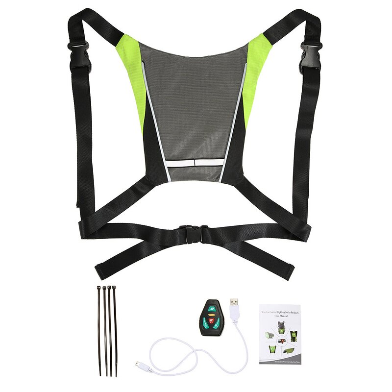 Cycling Safety Vest Manufacturer - Wireless Remote Control Luminous
