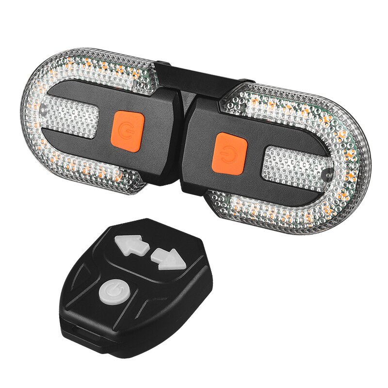 Bicycle Turn Signal Light Factory - Remote Control Rechargeable