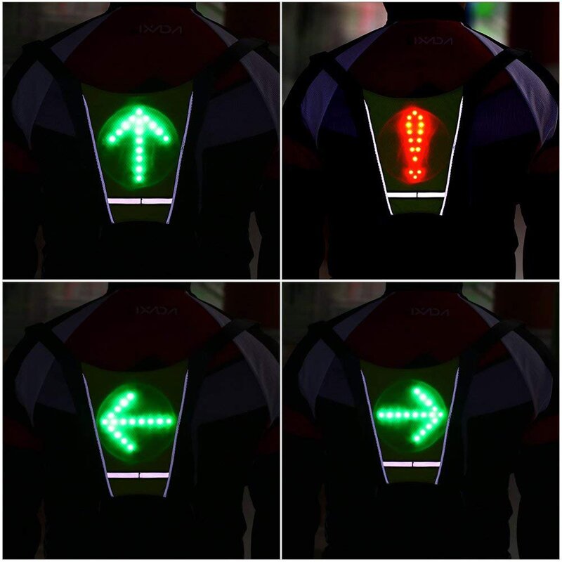 LED Cycling Vest Factory - Wireless Turn Signal Reflective Vest