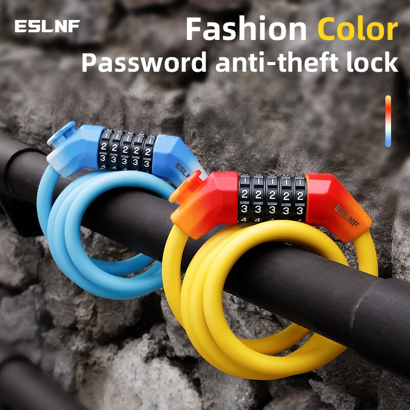 Bike Lock Factory - 1.2m Cable 5-digit Password Anti Theft