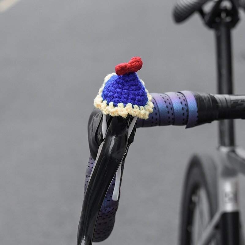 Bicycle Brake Handle Decoration Factory - Cute Woven Yarn Hat