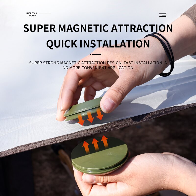 Camping Hook Supplier - Outdoor Strong Magnetic Tent Hook