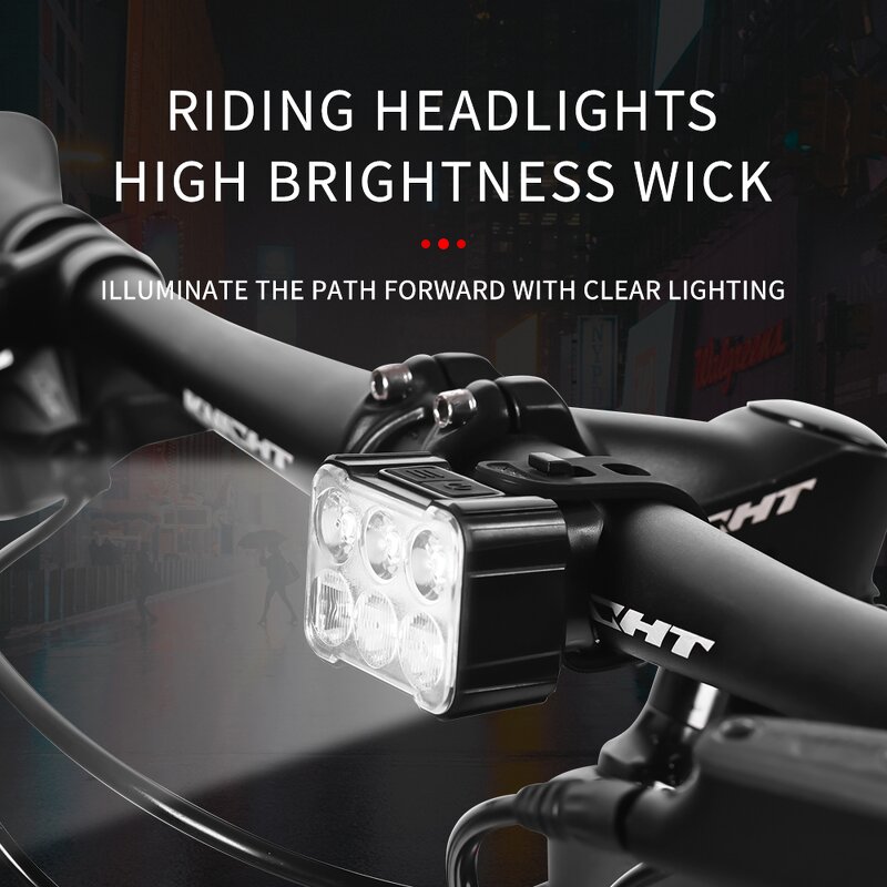 Bike Light Set Manufacturer - Waterproof 4 LED Head Tail Light
