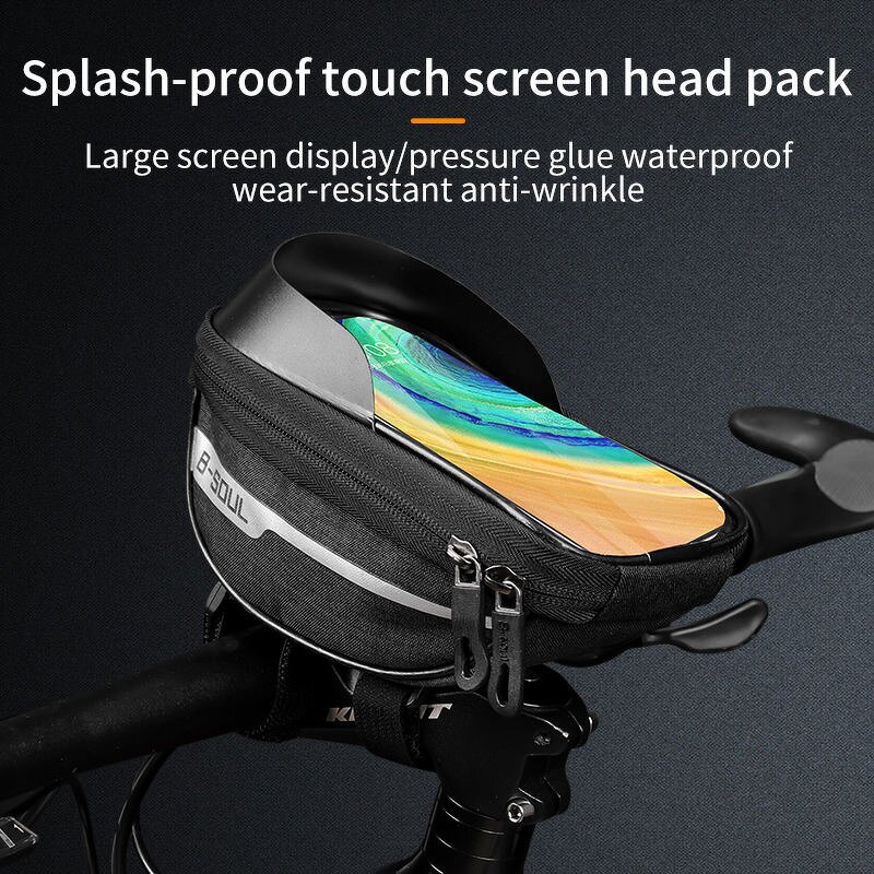 Bike Phone Holder Manufacturer - Rainproof Frame Tube Bag