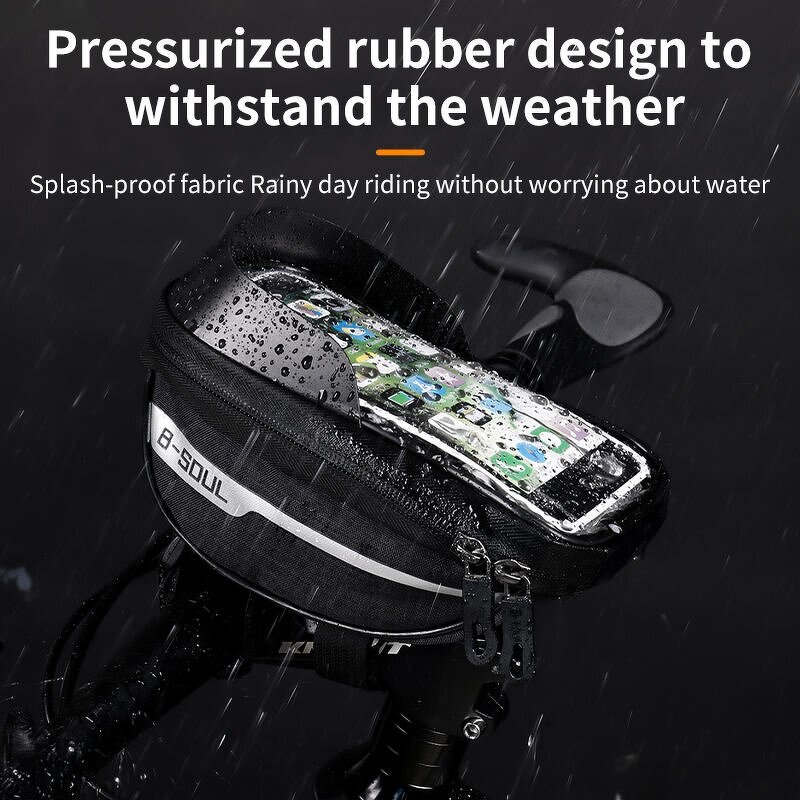 Bike Phone Holder Manufacturer - Rainproof Frame Tube Bag