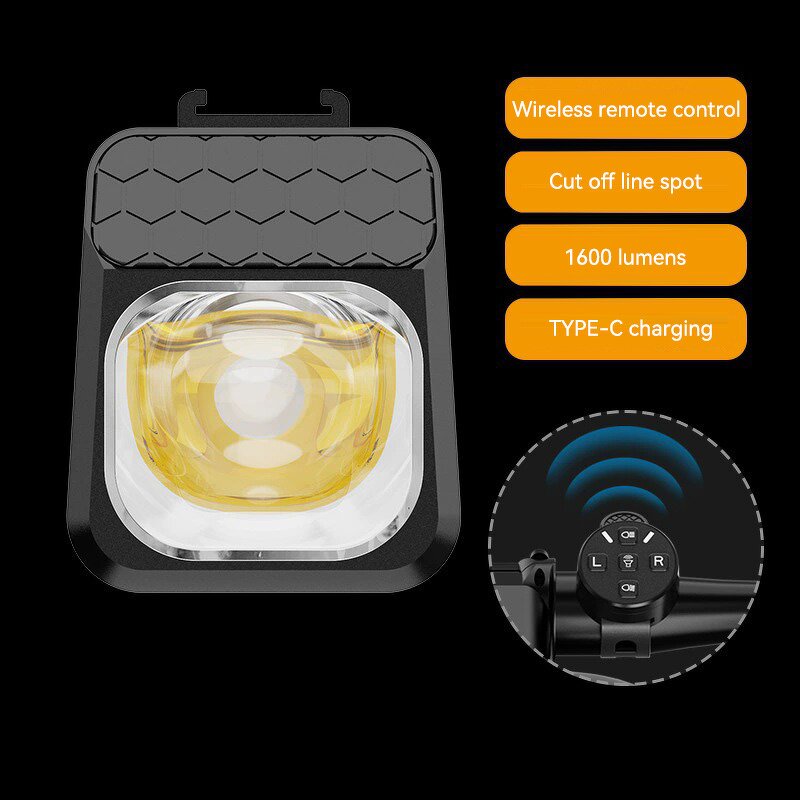 Bicycle Headlight Factory - 1600LM Wireless Remote Control