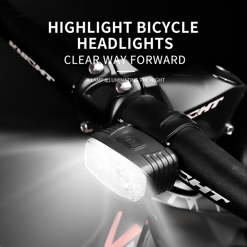 Bicycle Handlebar Light Factory - Red White Waterproof Rechargeable