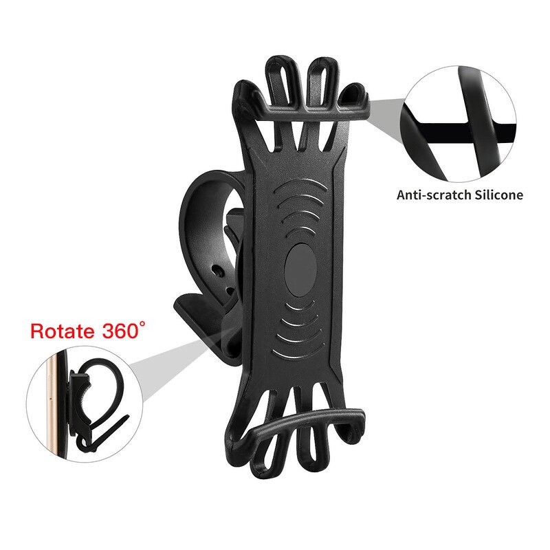 Bike Phone Stand Manufacturer - Silicone Adjustable Handlebar Mount