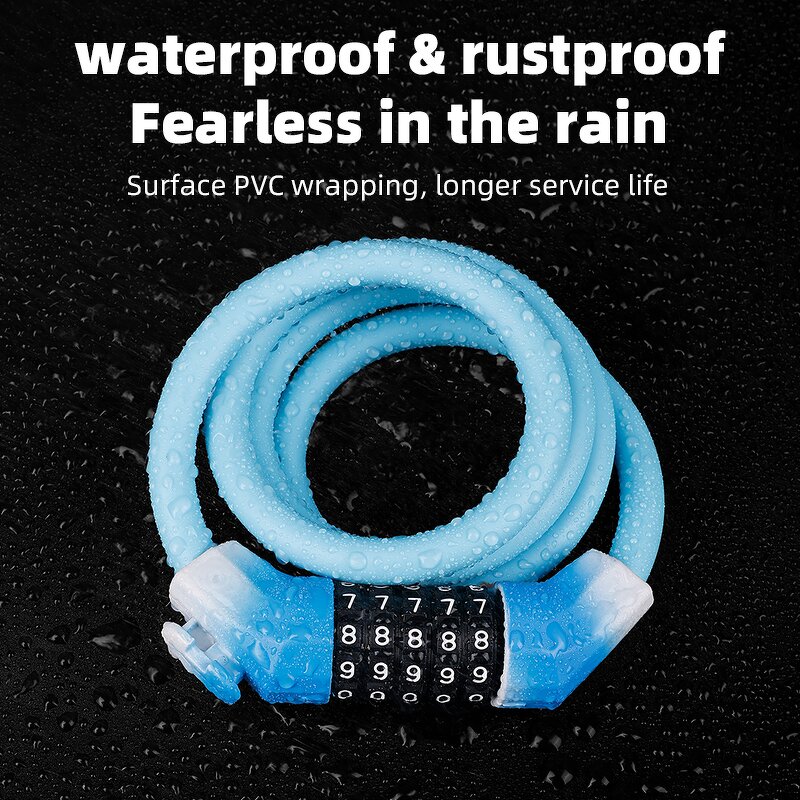 Bike Lock Factory - 1.2m Cable 5-digit Password Anti Theft